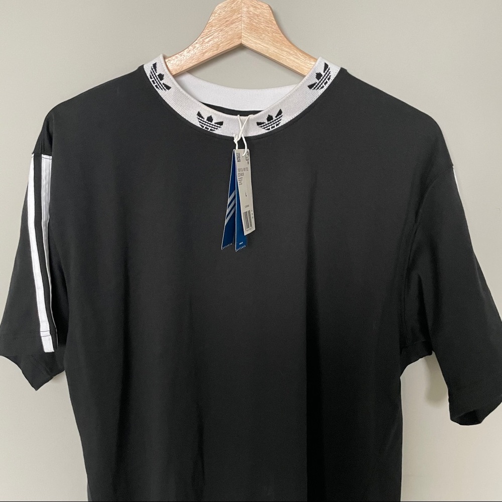 NWT Adidas Treefoil Rib Tee
